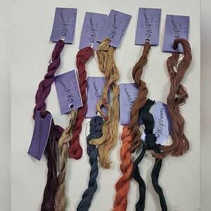 Lot 10 of Caron Wildflowers hand-dyed cotton cross-stitch/needlepoint